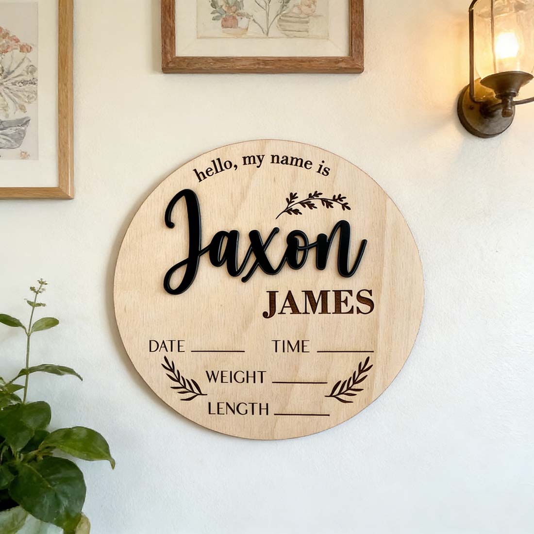 1 szt. Personalizowany drewnia – Interior Design Room recenzja i cena